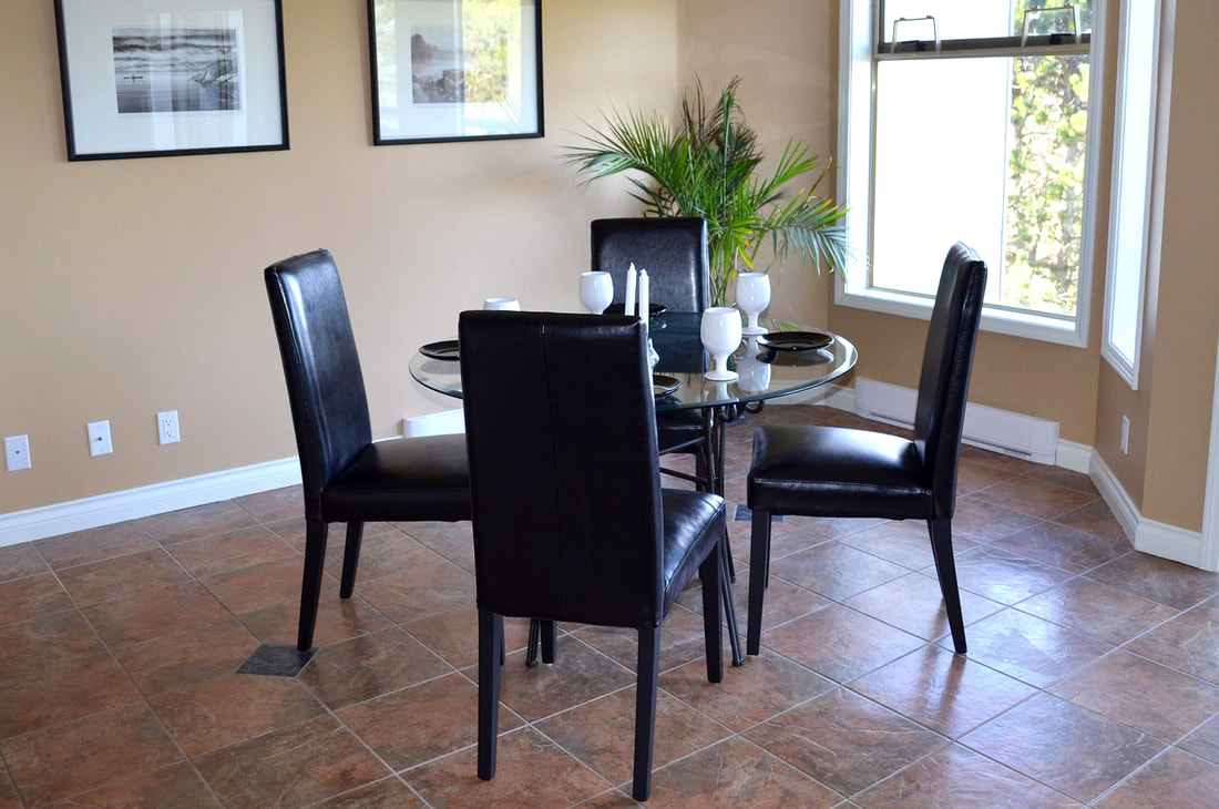 Dining Room Flooring, Lighting, and Ableware Banner Picture