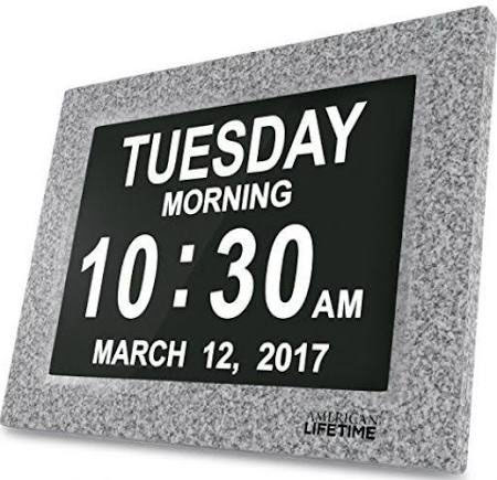 American Lifetime Marble Day Clock Picture