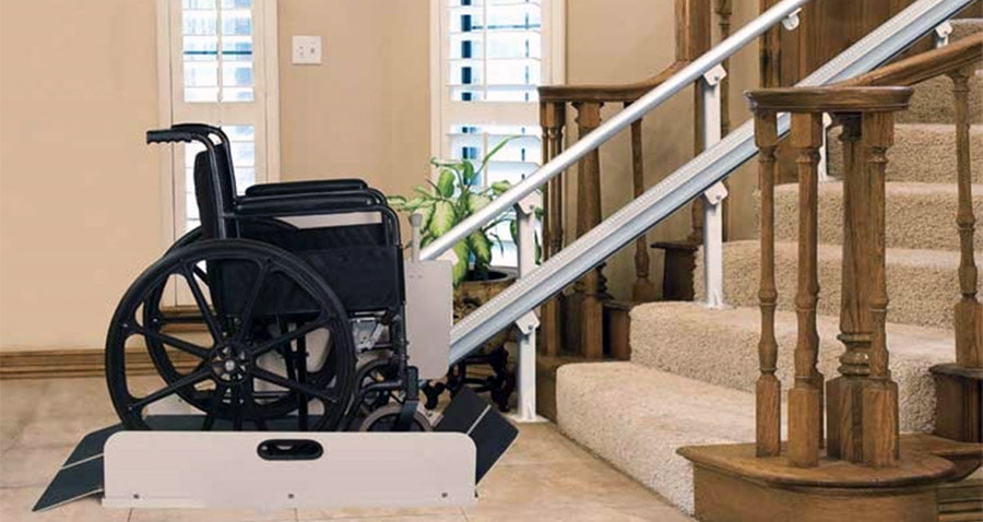 Inclined Wheelchair Lift Picture