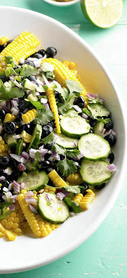 Summer Corn and Blueberry Salad Picture