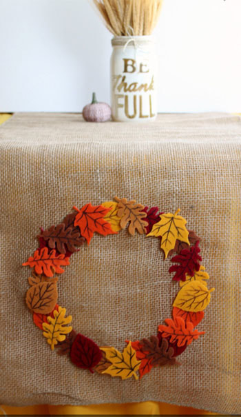 DIY Thanksgiving Table Runner Picture