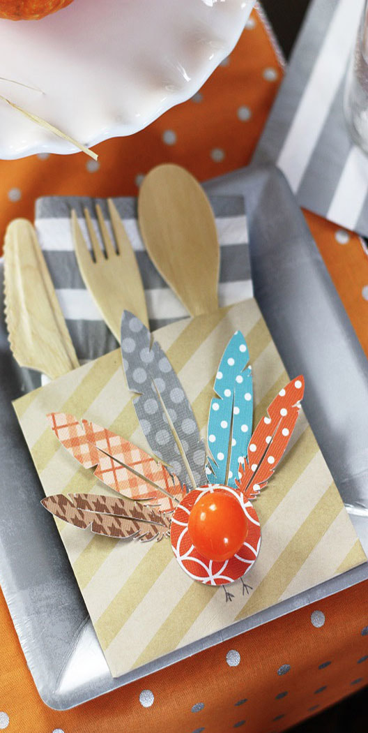 Thanksgiving Utensil Holders Crafts Picture