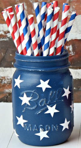 4th of July Utensil Holders Picture