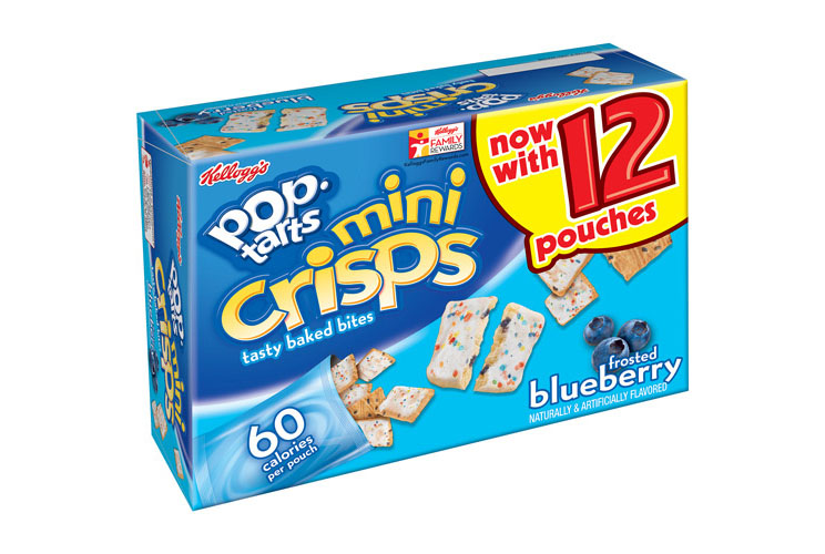 Pop Tarts Mini Crisps Frosted Blueberry Picture