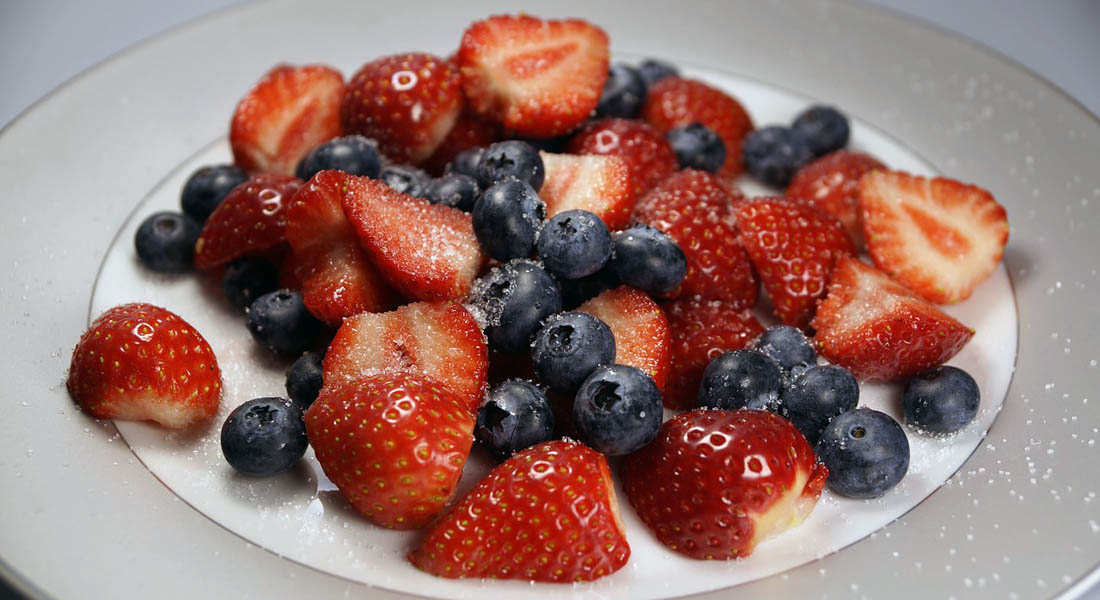 Strawberries & Blueberries Picture