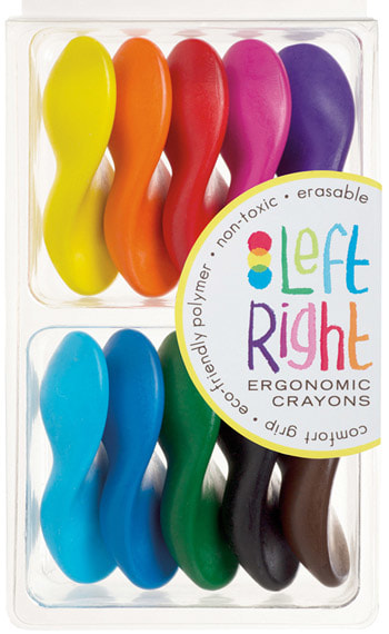 Left Right Ergonomic Crayons Picture