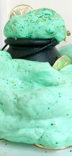 St. Patrick's Day Fluffy Slime Picture