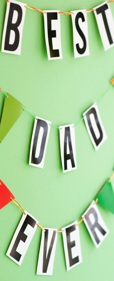 Father's Day Garland Picture