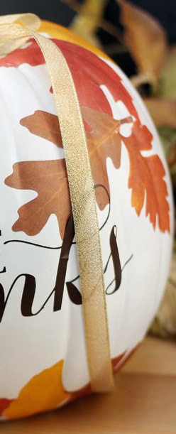 DIY Thanksgiving Autumn Gourds Picture