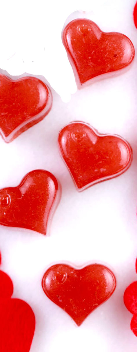Valentine's Day Real Fruit Strawberry Gummies Picture