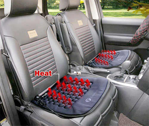 Zone Tech Heated Car Seat Cushion Picture