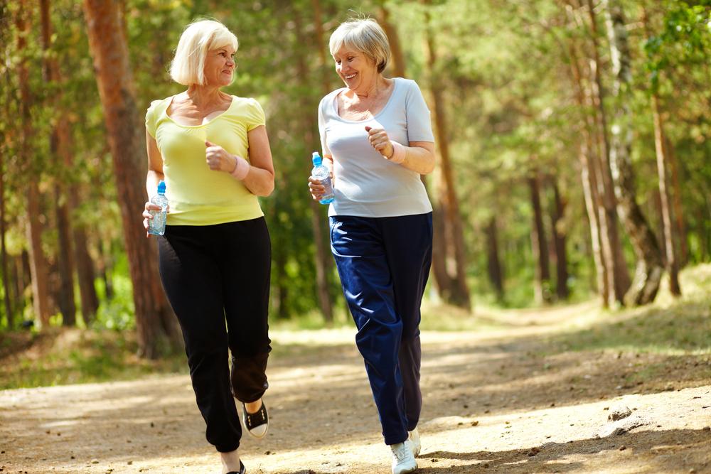 Seniors Exercising & Running Picture