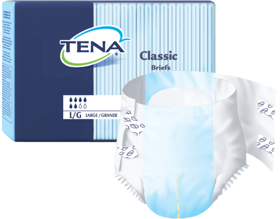 Tena Disposable Tab Style Incontinence Briefs Picture