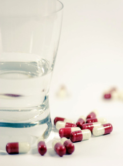 Medication & Water Picture