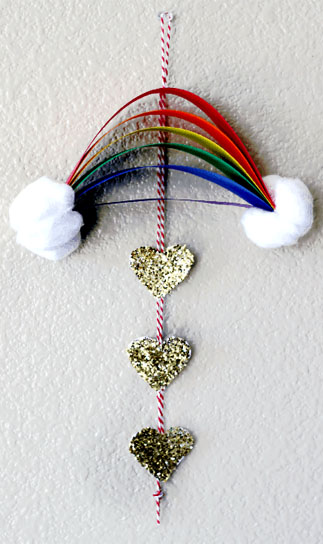 St Patrick's Day Rainbow Dangler Picture