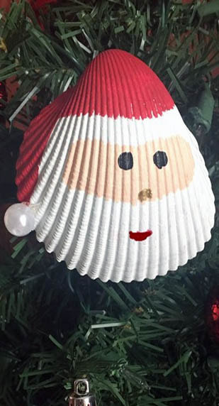 DIY Seashell Christmas Ornaments Picture