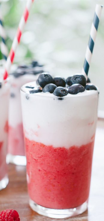 Patriotic 4th of July Slushies Picture