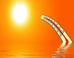 Heatwave Thermometer Melting Picture