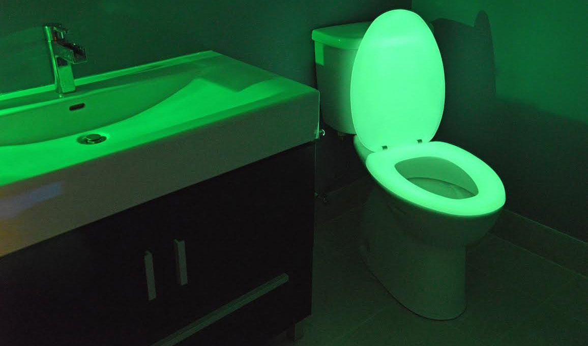 Night Glow Toilet Seat Picture