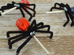 Spider Sucker Lollipops Picture