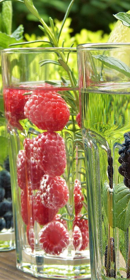 Fruits & Water Picture Picture