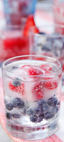 Patriotic July 4th Fruit Infused Water Picture