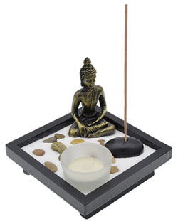 Zen Garden & Tea Light Candle Holder Picture